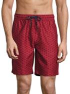 Surfside Supply Co. Volley Geometric Printed Drawstring Shorts
