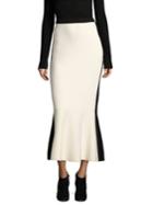 Diane Von Furstenberg Colorblock Flared Skirt