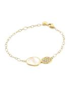 Marco Bicego Mother-of-pearl, Diamond & 18k Yellow Gold Lunaria Bracelet