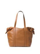 Michael Kors Collection Knot Leather Zip Tote