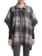 Escada Sport Micaro Plaid Poncho