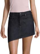 Helmut Lang Asymmetrical Denim Skirt