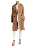 No. 21 Wool-blend Double-breasted Camel Coat