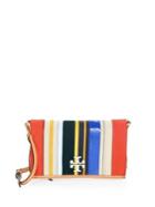 Tory Burch Mcgraw Stripe Leather Crossbody Bag