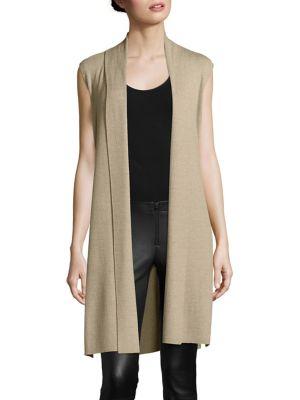 Alice + Olivia Randi Rib-knit Wool Vest