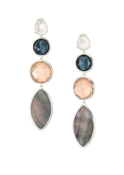 Ippolita 925 Wonderland Quartz, Mother-of-pearl & Sterling Silver Drop Earrings