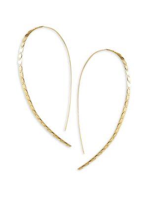Lana Jewelry 15-year Anniversary Large Nude Glam Hooked On Hoop Earrings