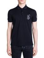 Lanvin Embroidered Arrow Slim-fit Polo