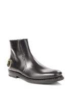 Salvatore Ferragamo Bankley Runway Leather Ankle Boots