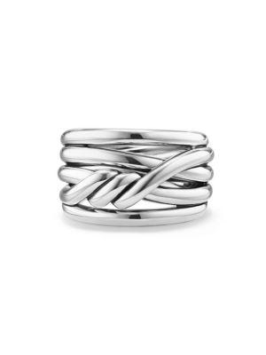 David Yurman Continuance Ring In Sterling Silver