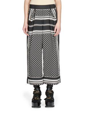 Sacai Printed Cropped Pants