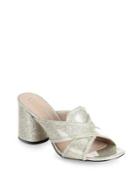 Marc Jacobs Courtney Aurora Leather Mules