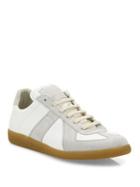 Maison Margiela Replica Leather & Suede Low-top Sneakers