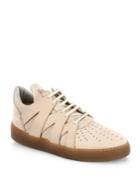 Filling Pieces Crisscross Leather Low-top Sneakers