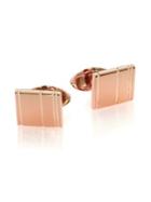 Dunhill 18k Gold-plated Lines Cuff Links