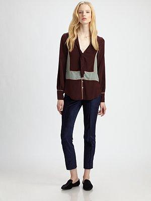 Colorblock Lara Blouse