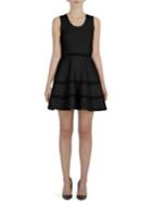 Carven Tiered Fit-and-flare Dress