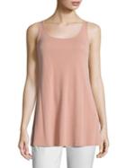 Eileen Fisher Scoopneck Silk Tank Top