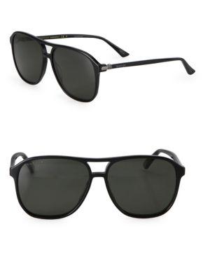 Gucci 58mm Pilot Sunglasses