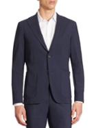 Saks Fifth Avenue X Traiano Collection Stretch Single-breasted Blazer