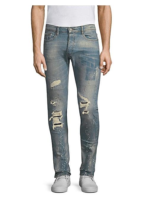 The Kooples Distressed Splatter Jeans