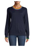 Burberry Dales Rainbow-trim Sweater