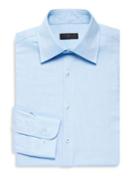 Ike Behar Slim-fit Textured Dress Shirt