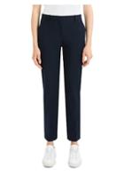 Theory Cropped Stretch Cotton Pants