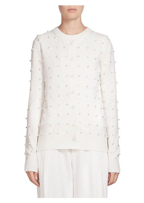 Givenchy Embellished Pearl Cardigan