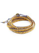 Chan Luu Yellow Gold Wrap Bracelet