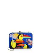 Judith Leiber Couture Toucan Beaded Clutch