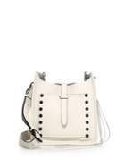Rebecca Minkoff Small Unlined Studded Leather Feed Crossbody Bag