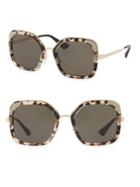 Prada Translucent Tortoise Sunglasses