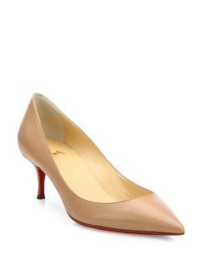Christian Louboutin Pigalle Follies 55 Leather Pumps