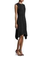 Donna Karan New York Asymmetrical Knee-length Dress