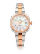 Shinola Gomelsky Mother-of-pearl & Two-tone Stainless Steel Bracelet Watch