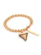 Givenchy Small Shark Tooth Charm Bracelet/goldtone