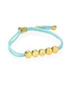Monica Vinader Linear Bead Friendship Bracelet/mint