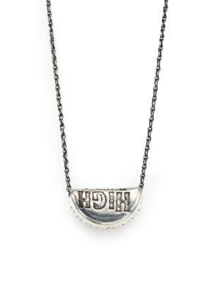 Cast Of Vices Miller High Life Sterling Silver Pendant Necklace