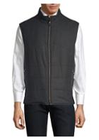 Corneliani Wool-suede Reversible Vest