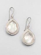 Ippolita Mother-of-pearl Doublet, Diamond & Sterling Silver Drop Earrings