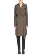 Rick Owens Wool Trench Coat