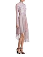 Peter Pilotto Asymmetrical Jersey & Lace Embellished Dress