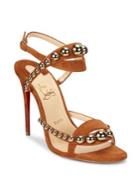 Christian Louboutin Galleria Leather & Suede Sandals