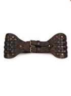 Ralph Lauren Collection Lacing Leather Corset Belt