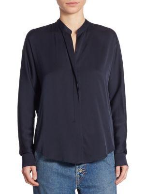 Vince Pleated Blouse