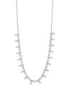 Meira T Diamond & 14k White Gold Bar Necklace