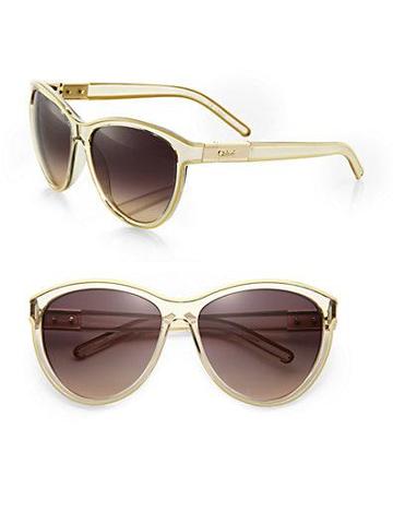 Chloe Champagne-edged Sunglasses