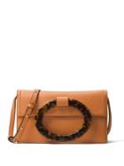 Michael Kors Collection Baxter Ring Leather Clutch