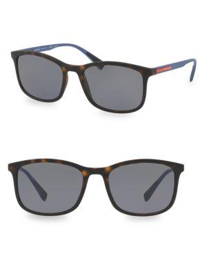 Prada Sport 56mm Tortoise Sunglasses